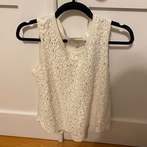 Ivory Lace Top
